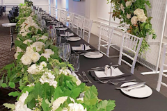 Floral Table runner flower back drop melbourne Little Stag