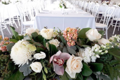 Floral table garland melbourne florist